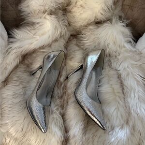 Michael Kors Silver Stiletto Heels